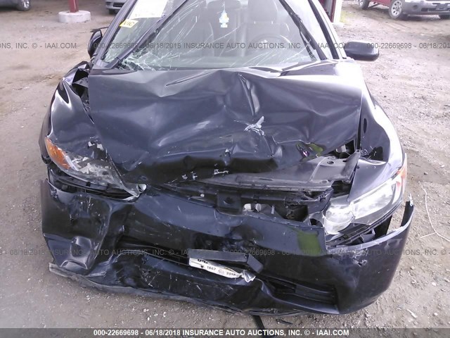 2HGFA16998H342140 - 2008 HONDA CIVIC EXL მუქი ლურჯი ფოტო 6