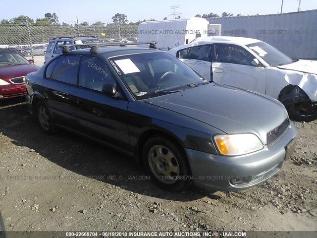 4S3BE635517203995 - 2001 SUBARU LEGACY L GREEN photo 1