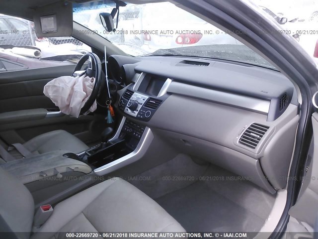 5J8TB18547A016558 - 2007 ACURA RDX TECHNOLOGY GRAY photo 5