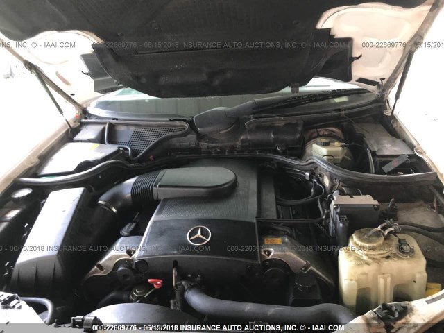 WDBJF72F0VA478738 - 1997 MERCEDES-BENZ E 420 WHITE photo 10