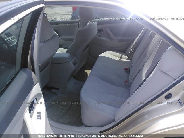 4T1BF3EK6AU077660 - 2010 TOYOTA CAMRY SE/LE/XLE 金色 照片 8