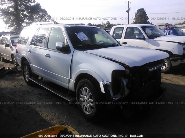 1FMJU1K57EEF52091 - 2014 FORD EXPEDITION LIMITED WHITE photo 1