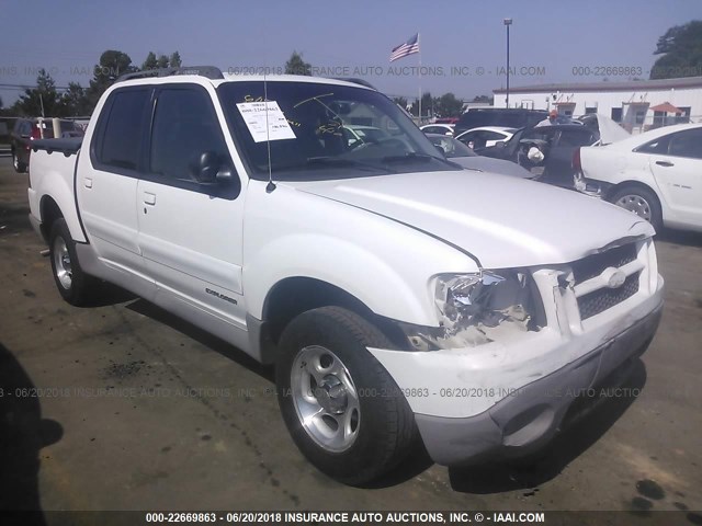 1FMZU67E72UD40060 - 2002 FORD EXPLORER SPORT TR  WHITE photo 1