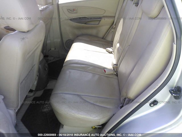 KM8JN12D17U670425 - 2007 HYUNDAI TUCSON SE/LIMITED SILVER photo 8