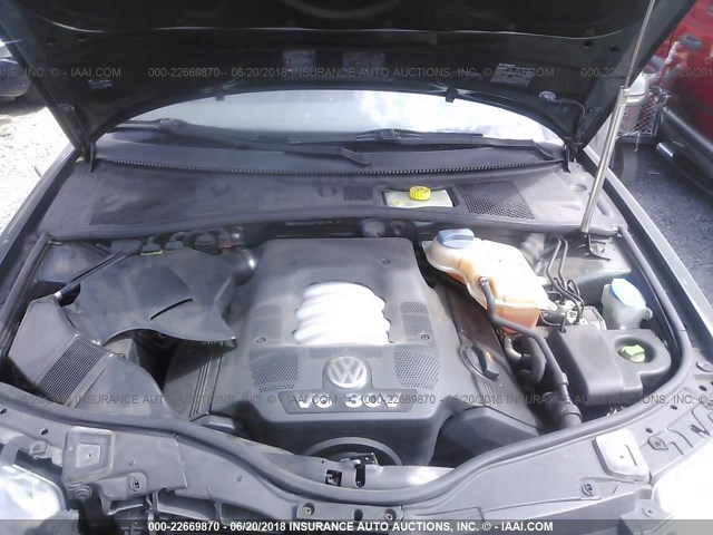 WVWWH63B84E169971 - 2004 VOLKSWAGEN PASSAT GLX 绿色 照片 10