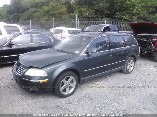 WVWWH63B84E169971 - 2004 VOLKSWAGEN PASSAT GLX 绿色 照片 2