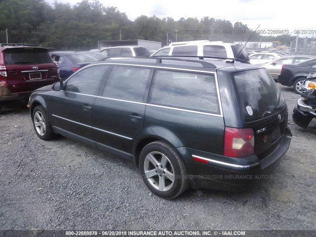WVWWH63B84E169971 - 2004 VOLKSWAGEN PASSAT GLX 绿色 照片 3