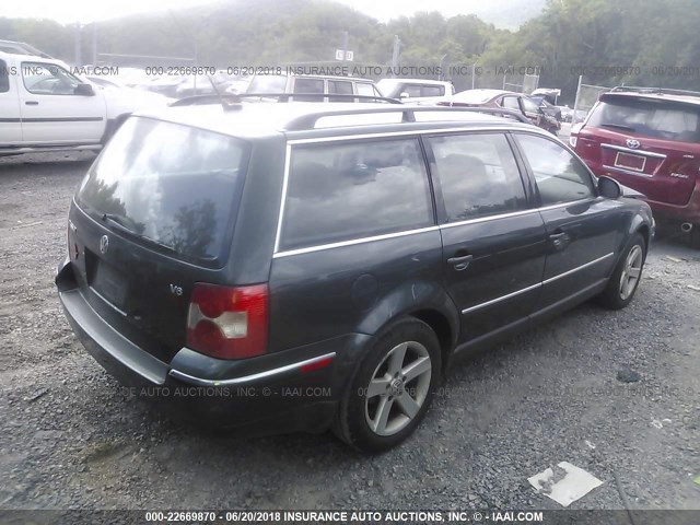 WVWWH63B84E169971 - 2004 VOLKSWAGEN PASSAT GLX 绿色 照片 4