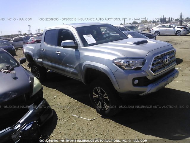 3TMDZ5BN4HM021861 - 2017 TOYOTA TACOMA DBL CAB/SR5/TRD SPORT/OR SILVER photo 1
