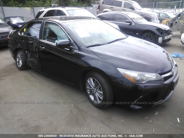 4T1BF1FK6FU009689 - 2015 TOYOTA CAMRY LE/XLE/SE/XSE 黑色 照片 1
