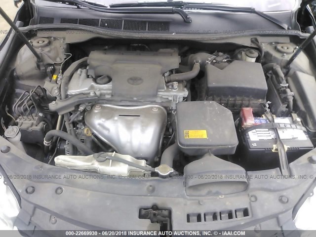 4T1BF1FK6FU009689 - 2015 TOYOTA CAMRY LE/XLE/SE/XSE 黑色 照片 10