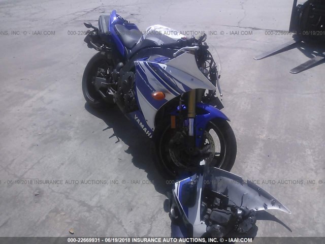 JYARN23Y8EA004168 - 2014 YAMAHA YZFR1 C BLUE photo 1