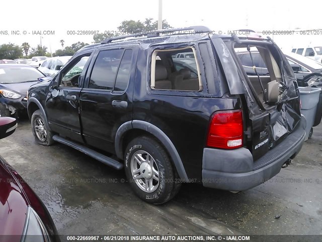 1FMZU62K63UC20118 - 2003 FORD EXPLORER XLS/XLS SPORT BLACK photo 3