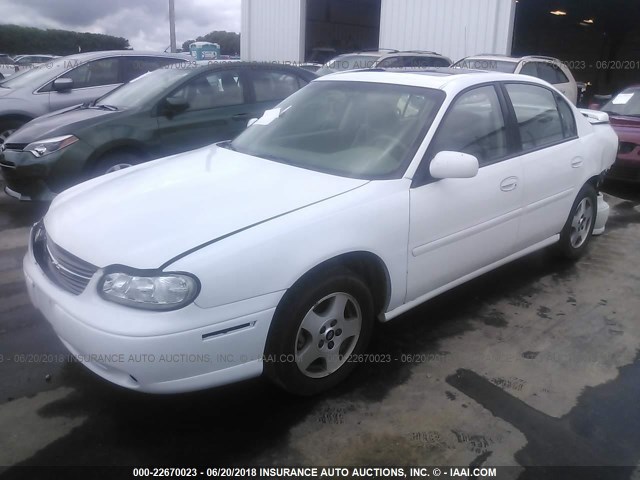 1G1NE52J73M603589 - 2003 CHEVROLET MALIBU LS Ağ foto 2