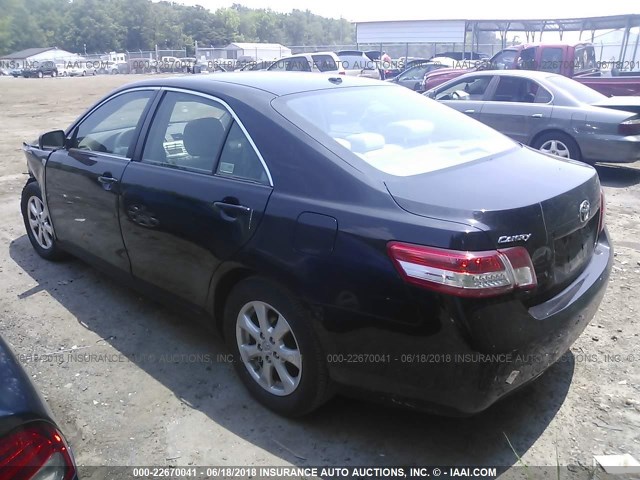 4T1BF3EKXBU142673 - 2011 TOYOTA CAMRY SE/LE/XLE BLACK photo 3