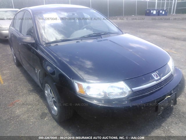 1G8AJ52F04Z204566 - 2004 SATURN ION LEVEL 2 BLACK photo 1
