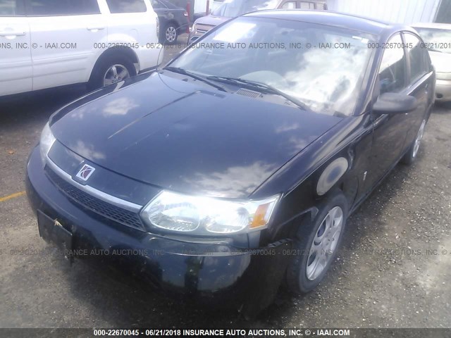 1G8AJ52F04Z204566 - 2004 SATURN ION LEVEL 2 BLACK photo 2