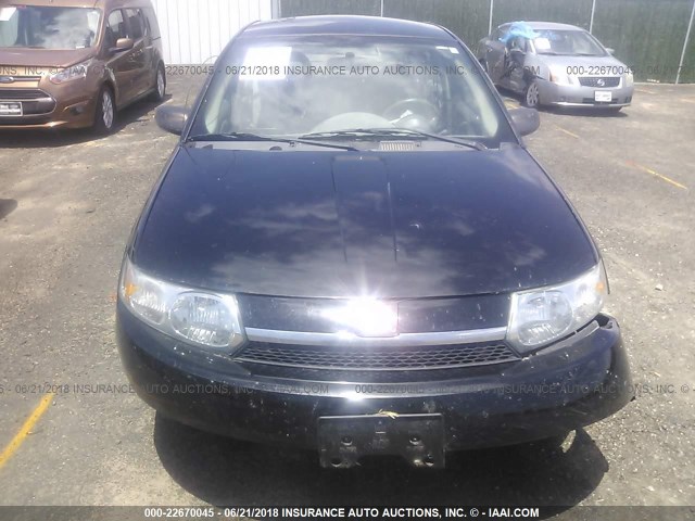 1G8AJ52F04Z204566 - 2004 SATURN ION LEVEL 2 BLACK photo 6