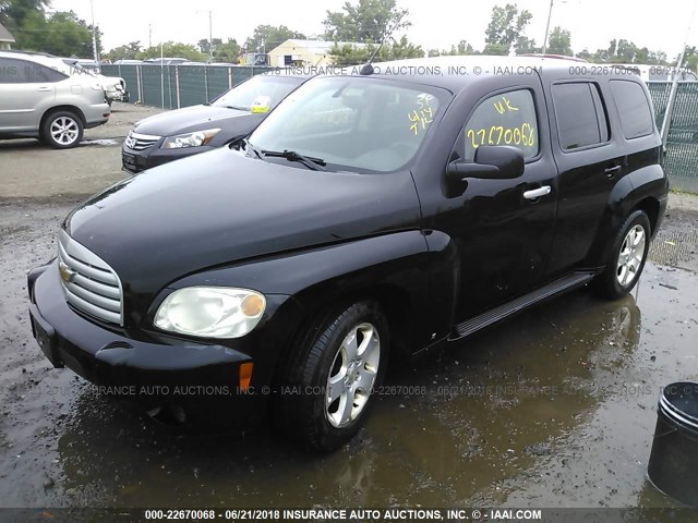 3GNDA13D37S601450 - 2007 CHEVROLET HHR LS BLACK photo 2