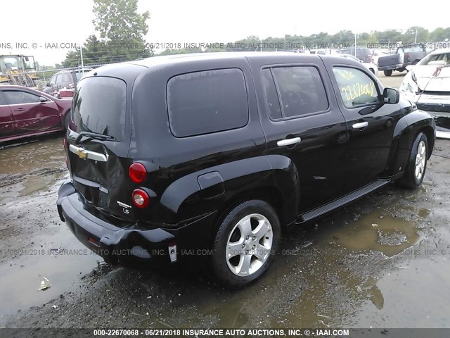 3GNDA13D37S601450 - 2007 CHEVROLET HHR LS BLACK photo 4
