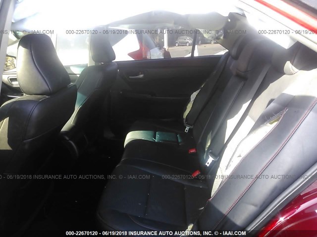 4T1BF1FK2GU519717 - 2016 TOYOTA CAMRY LE/XLE/SE/XSE 红色 照片 8