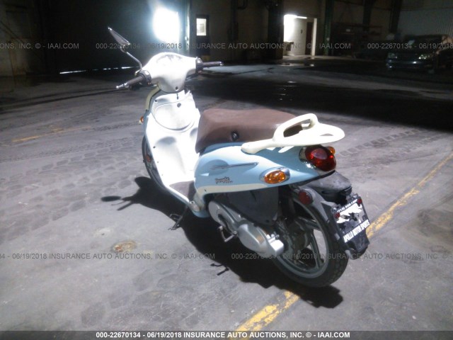 RFBB2J1059B251155 - 2009 KYMCO USA INC PEOPLE 150 Light Blue photo 3