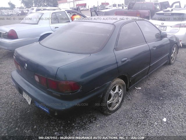 JH4DB7662TS010326 - 1996 ACURA INTEGRA SE GREEN photo 4