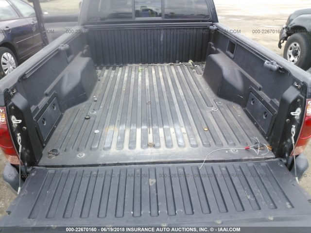 5TETX22N36Z317390 - 2006 TOYOTA TACOMA ACCESS CAB Schwarz Foto 8