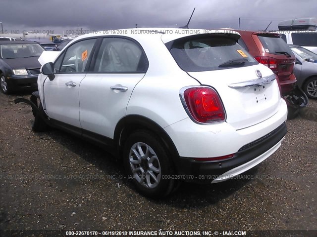 ZFBCFXAB2HP610959 - 2017 FIAT 500X POP WHITE photo 3