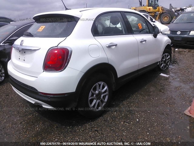 ZFBCFXAB2HP610959 - 2017 FIAT 500X POP WHITE photo 4