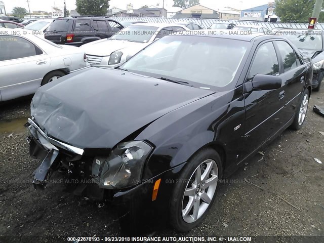 1G6DN57U270120078 - 2007 CADILLAC CTS-V BLACK photo 2