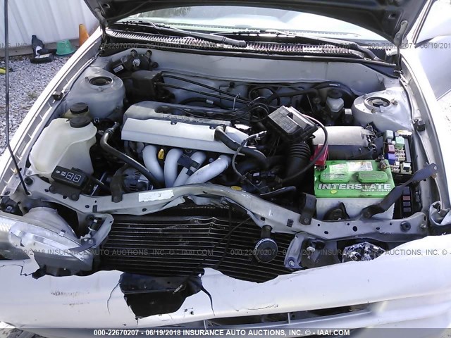 1NXBR12E7XZ276770 - 1999 TOYOTA COROLLA VE/CE/LE 银色 照片 10