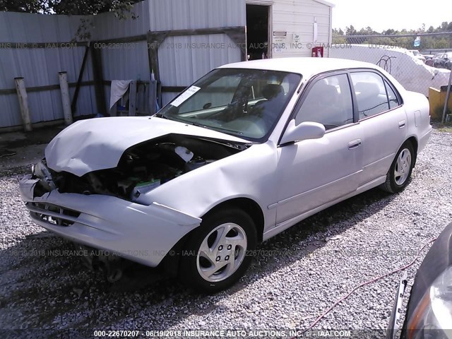 1NXBR12E7XZ276770 - 1999 TOYOTA COROLLA VE/CE/LE 银色 照片 2