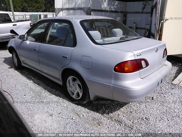 1NXBR12E7XZ276770 - 1999 TOYOTA COROLLA VE/CE/LE 银色 照片 3