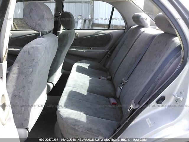 1NXBR12E7XZ276770 - 1999 TOYOTA COROLLA VE/CE/LE 银色 照片 8