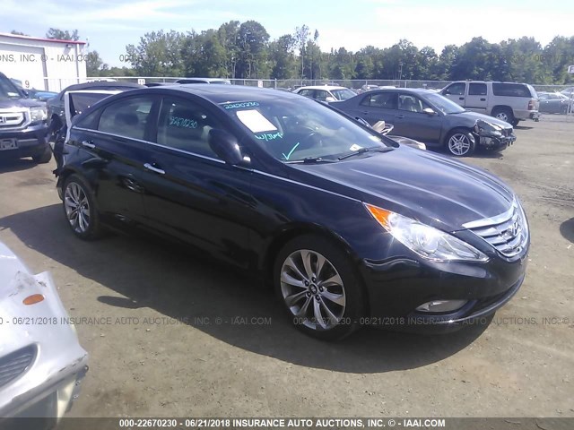 5NPEC4AC9DH609626 - 2013 HYUNDAI SONATA SE/LIMITED BLACK photo 1