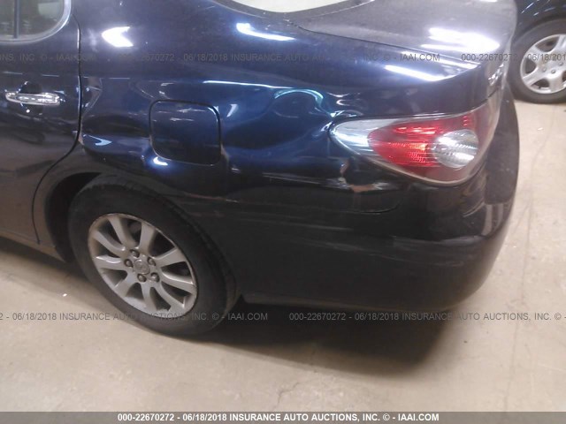 JTHBF30G825037016 - 2002 LEXUS ES 300 Dark Blue photo 6