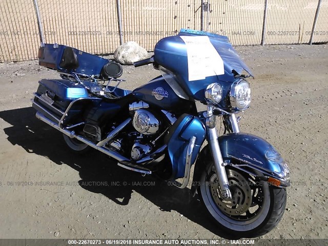 1HD1FCW1X5Y607177 - 2005 HARLEY-DAVIDSON FLHTCUI BLUE photo 1