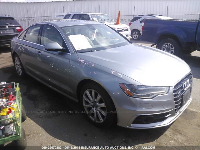 WAUJGAFCXCN166098 - 2012 AUDI A6 PRESTIGE ვერცხლისფერი ფოტო 1