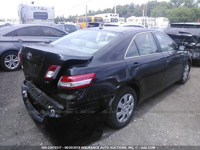 4T4BF3EK8AR055150 - 2010 TOYOTA CAMRY SE/LE/XLE 黑色 照片 4