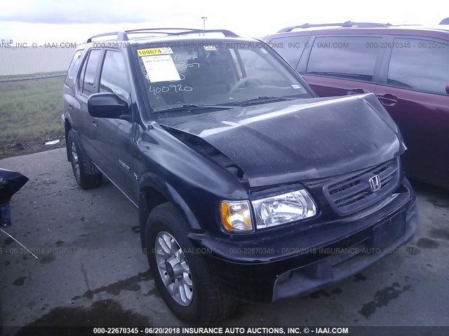 4S6CK58W7Y4400920 - 2000 HONDA PASSPORT EX/LX Սև լուսանկար 1