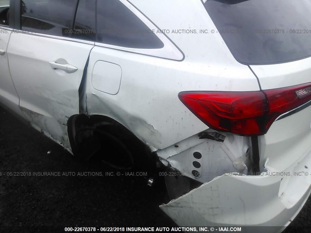 5J8TB4H38EL019397 - 2014 ACURA RDX WHITE photo 6