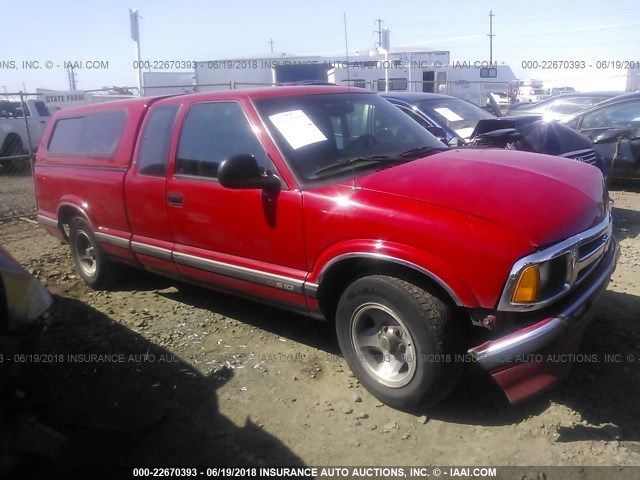 1GCCS19X7T8210145 - 1996 CHEVROLET S TRUCK S10 RED photo 1