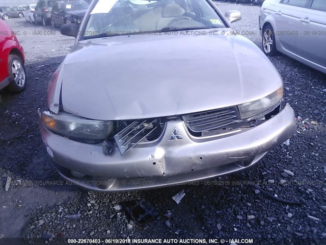 4A3AA46G82E164337 - 2002 MITSUBISHI GALANT ES/LS SILVER photo 6