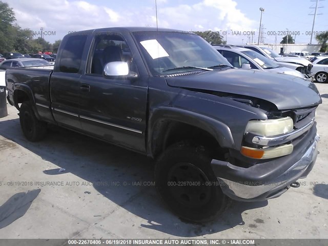 1GCGK29U3YZ101826 - 2000 CHEVROLET SILVERADO K2500 GRAY photo 1