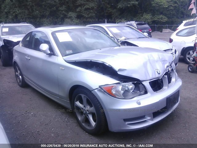 WBAUP9C58AVL89190 - 2010 BMW 128 I SILVER photo 1