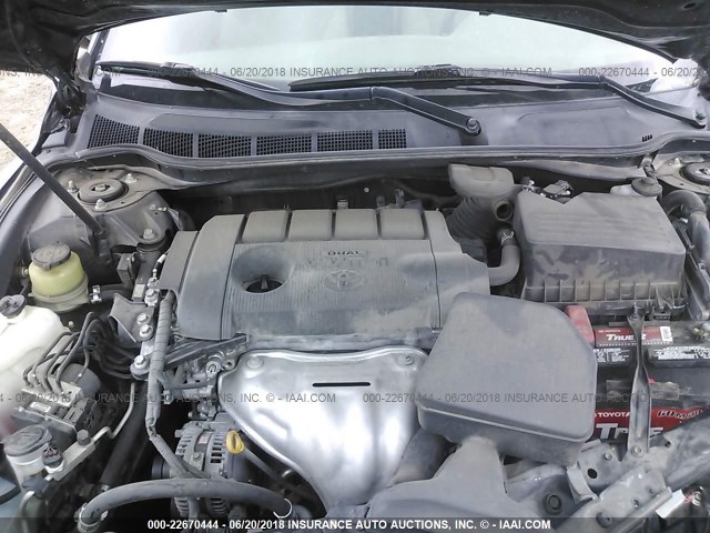 4T4BF3EK6BR158097 - 2011 TOYOTA CAMRY SE/LE/XLE შავი ფოტო 10