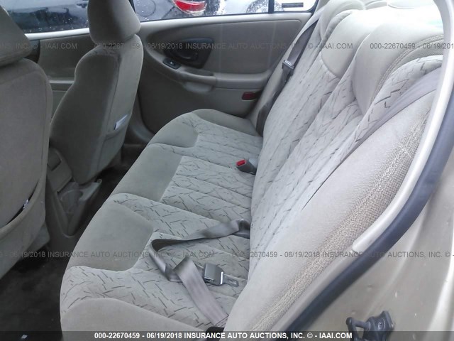 1G1NE52J12M524529 - 2002 CHEVROLET MALIBU LS TAN photo 8
