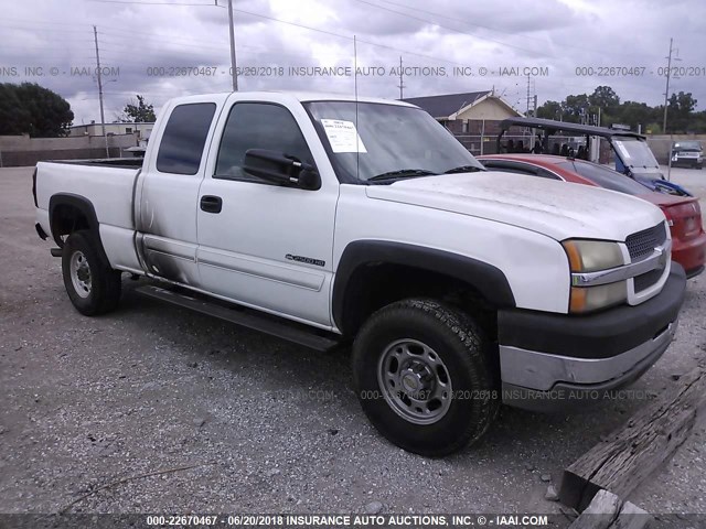 1GCHC29U23E136861 - 2003 CHEVROLET SILVERADO C2500 HEAVY DUTY WHITE photo 1