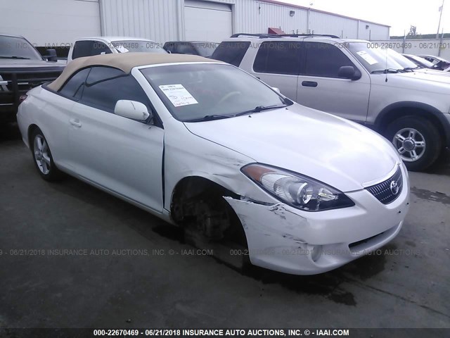 4T1FA38P66U106007 - 2006 TOYOTA CAMRY SOLARA SE/SLE WHITE photo 1